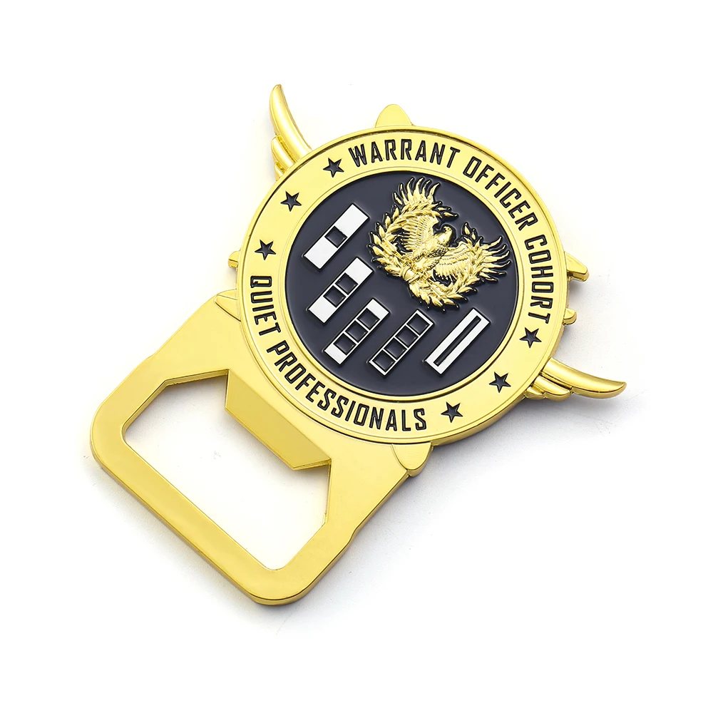 Multifunctional Metal Bar Bottle Opener Souvenir Custom Wine Opener Soft Enamel Bottle Opener with Magnet