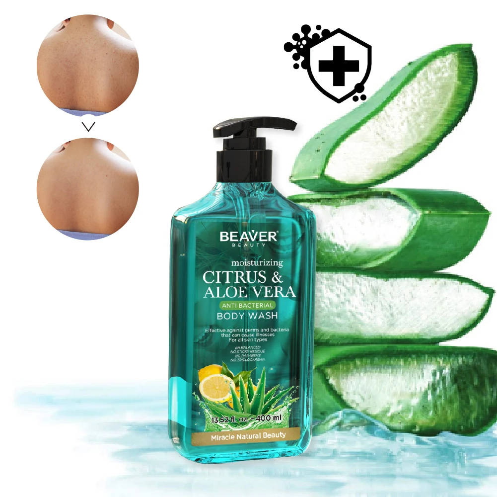 Private Label Body Fresh Cucumber and Green Tea Paraben-Free 100% extracts, paraben free