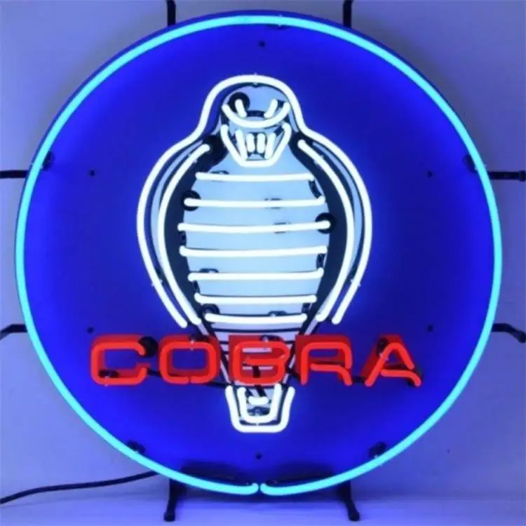 wholesale china factory price glass tube custom man cave glass neon light sign