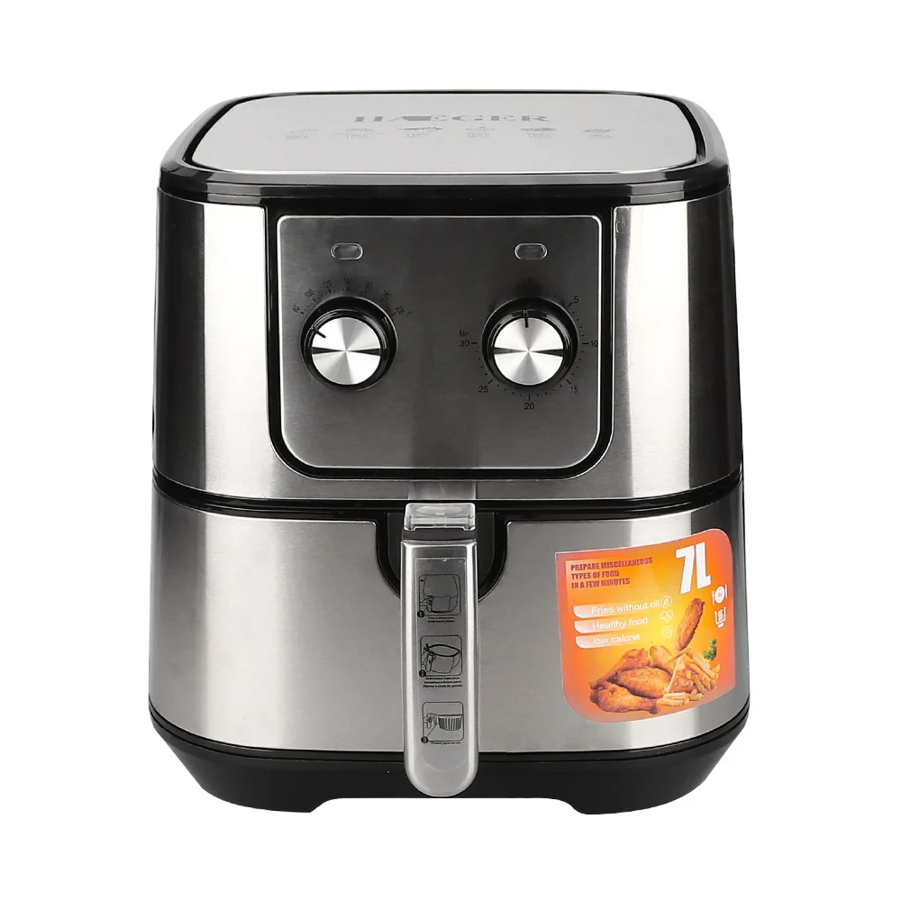 New HG-5297 household large-capacity smoke-free French fries electric oven with smart touch screen 12L air electric fryer