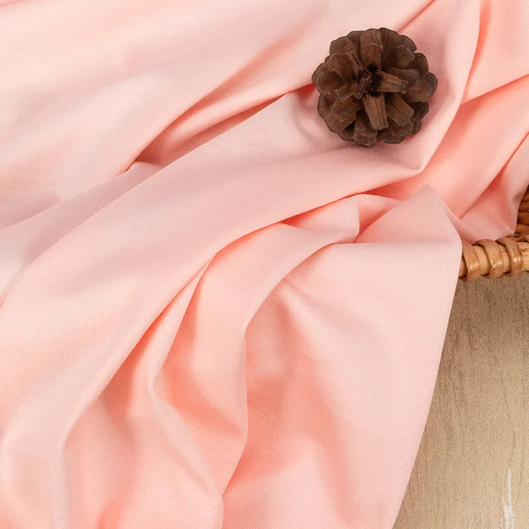 
Stretch High Quality 26 Yarn Count Knitted Jersey Fabric 100% Cotton For T-shirt Fabric Be Summer 