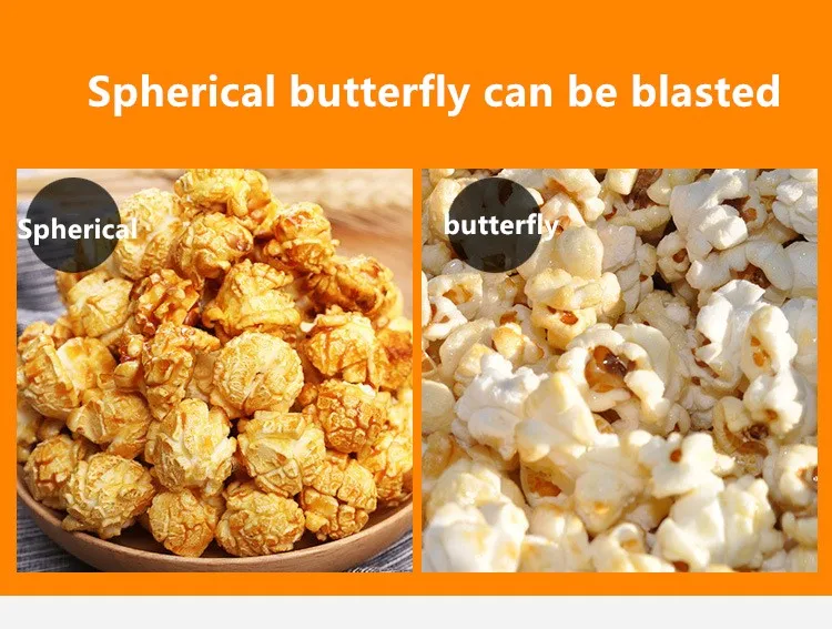 2019 new type popcorn machine commercial stainless steel electric popcorn machine table type popcorn machine factory direct sale