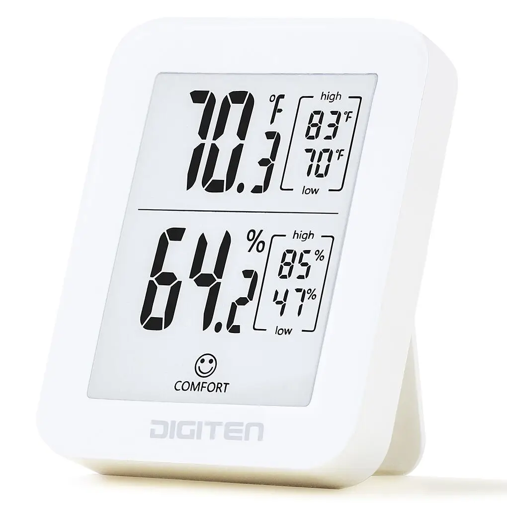 Indoor Thermometer HD E-Ink Screen Digital Hygrometer Room Temperature Humidity Meter Humidity Monitor Temperature Sensor