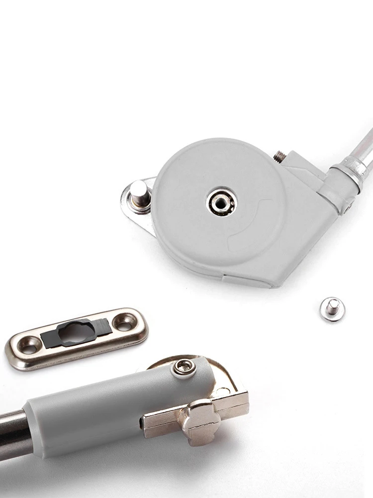 Lid Stay 105 Degree Open Hinge with Soft Close Lid Support for Toy Box and Upward Top-Opening