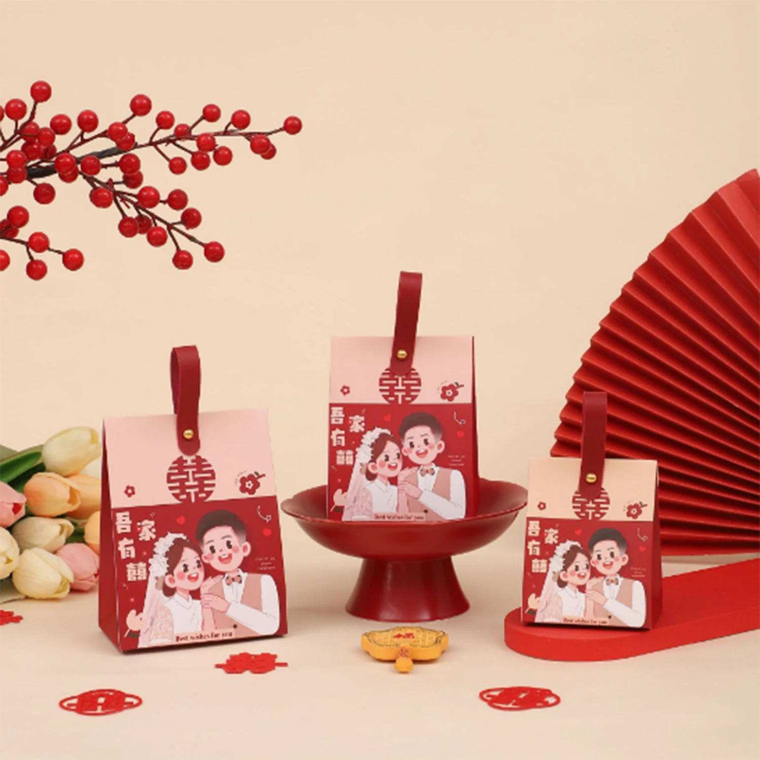 Luxury Wholesale Custom Design Eco Friendly Wedding Favor Sweet Candy Packaging Paper Gold Gift Box for Cookie Biscuit