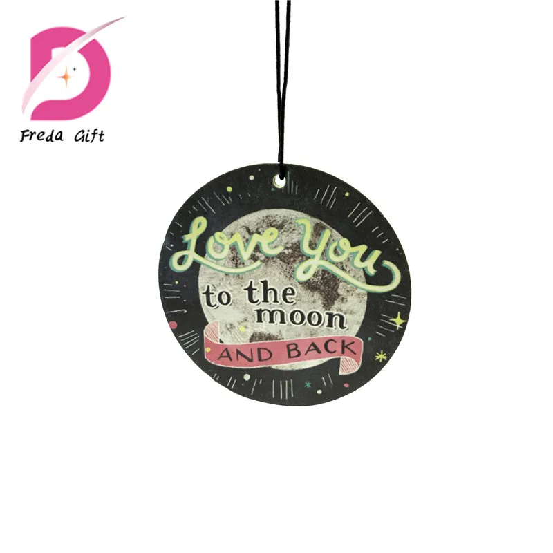 Creative novelty high-end shoe-shaped paper car perfume/car air freshener vent customized