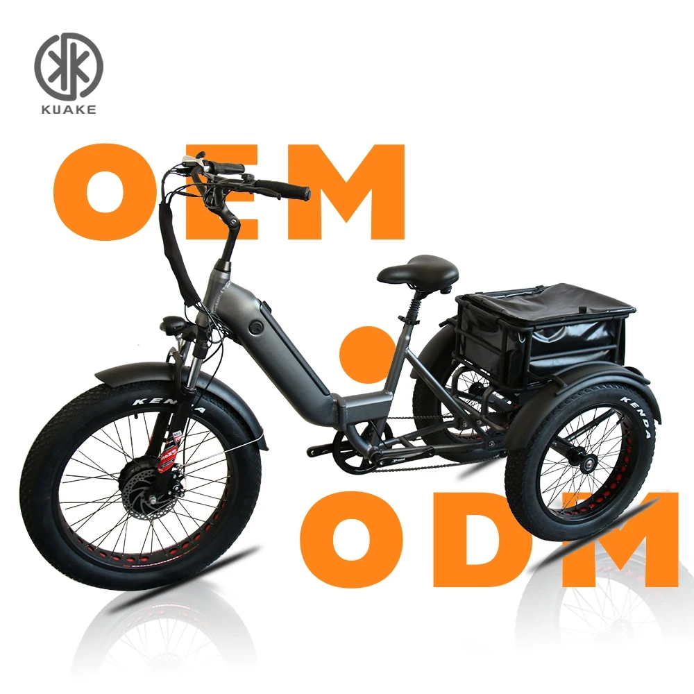 Настраиваемый грузовой велосипедный каркас mtb прицеп rockshox e bosch трехколесный велосипед Подвеска Веломобиль электрический с педалями