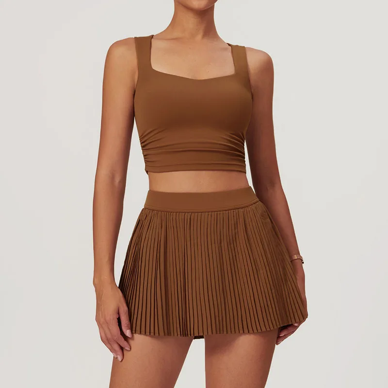 Wholesale Custom Logo Breathable Tight Women Sports Vest Outdoor Fitness Running Inner Wear Yoga Tops