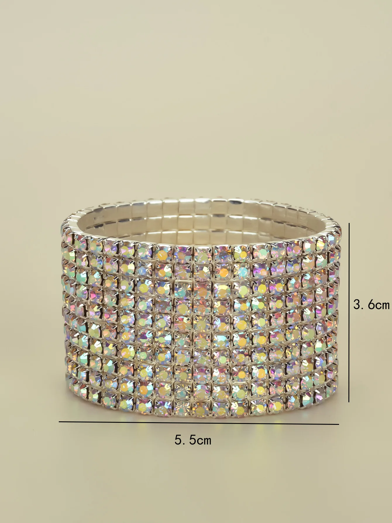 High Quality Women Bangle Fashion Accessory Bracelets Ladies Fashion Crystal Wedding Jewelry Bride Bracelet With Diamonds