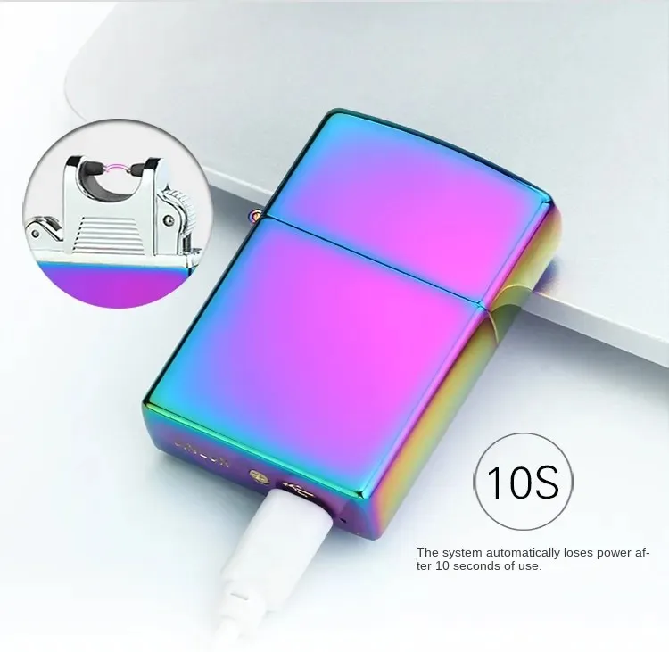 Touch Induction Usb Charging Lighter Classical Electronic Cigarette Lighter Double-sided best Gifts Wholesale
