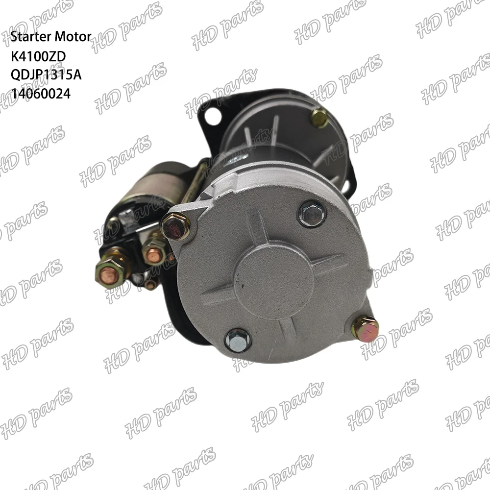 K4100ZD Starter Motor 11T 12V 3.7KW QDJP1315A 14060024 Suitable For Weichai Engine Parts