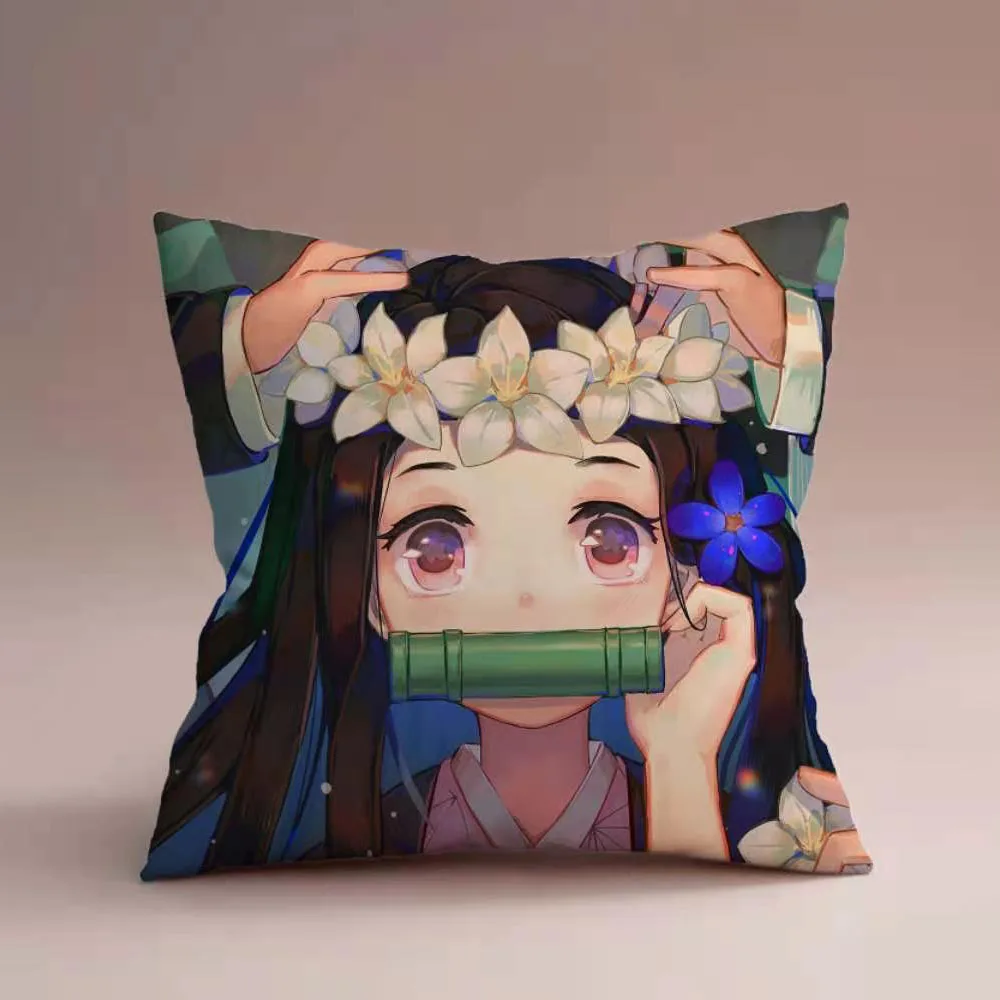 Manufacturer square shape digital printing sleeping pillow, custom shape pillow anime
