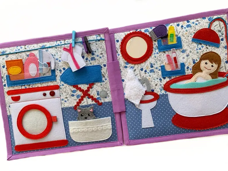 Professional manufacturing in bulk cheap quiet cloth books for children math addition and subtraction publishers