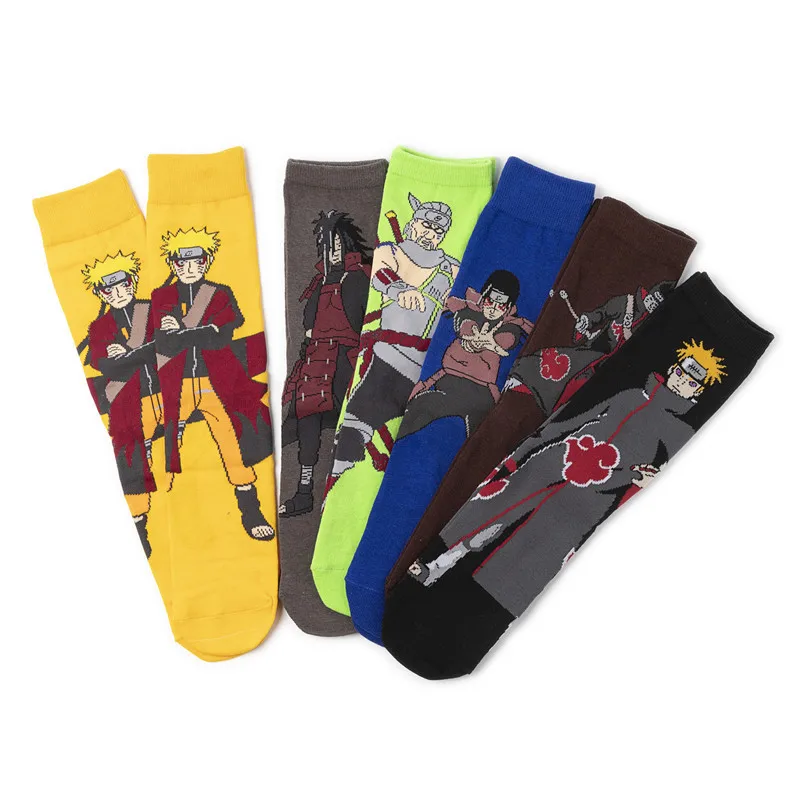 OEM factory manufacturing Anime sock Cartoon Character Funny Cartoon Socks For Men
