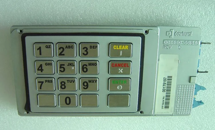 Запчасти для банкомата NCR EPP4 клавиатура 4450701328 445-0701328