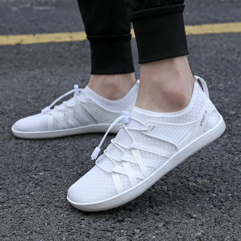 Unisex High Top Classic Vintage Shoes Trainers Sports Gym Flat Wide Barefoot Sneaker