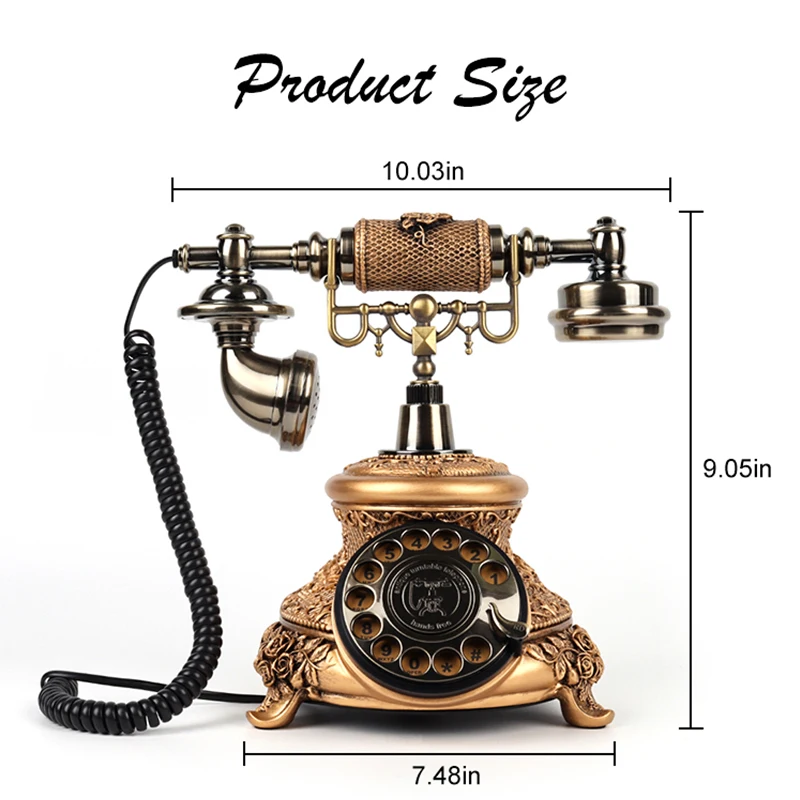 Video record audio guestbook phone for wedding decoration vintage retro audio guestbook