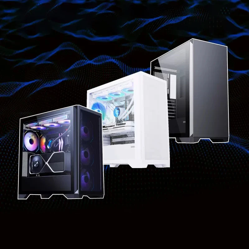 Custom ATX white host full towers desktop computer gaming pc case