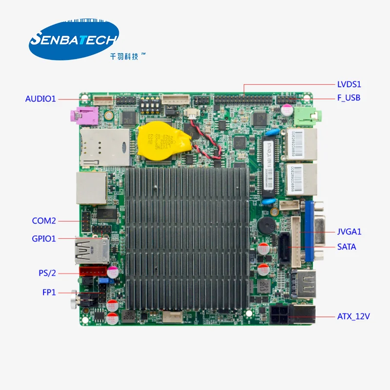New Arrival Computer Motherboard J1900 Core Processor Gigabit Ethernet Chip DDR3 Slot up to 8GB Mini PC Mainboard