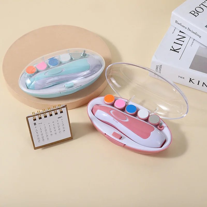 New Arrival Multi Functional Baby Electric Nail Foiler Trimmer Baby Manicure Set Nail Tools Pulidor De Unas De Bebe