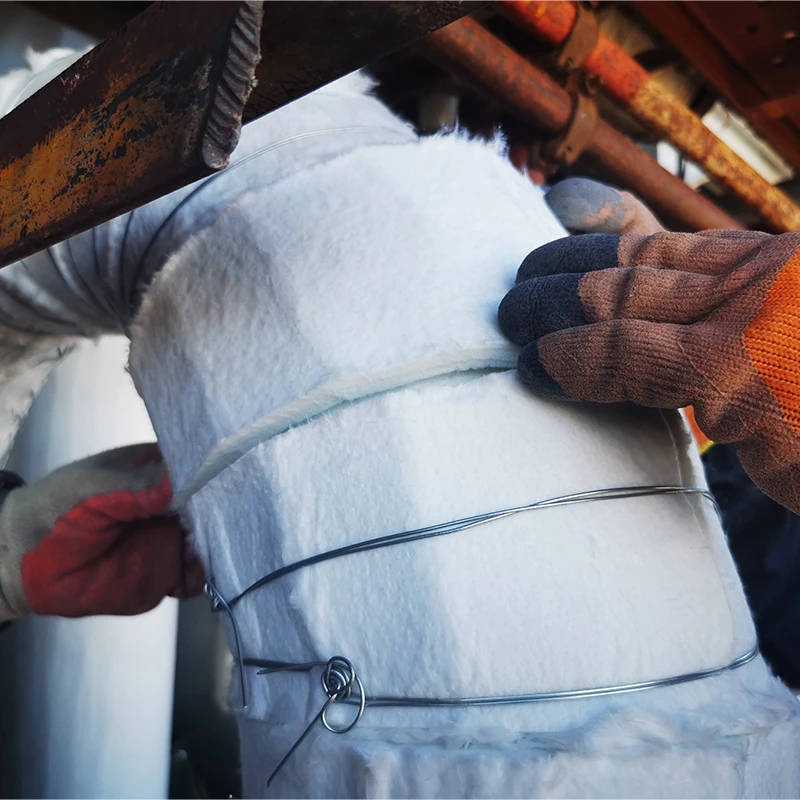 3mm 5mm 6mm 10mm Refractory Insulation Industrial Fireproof Thermal Heating Blanket