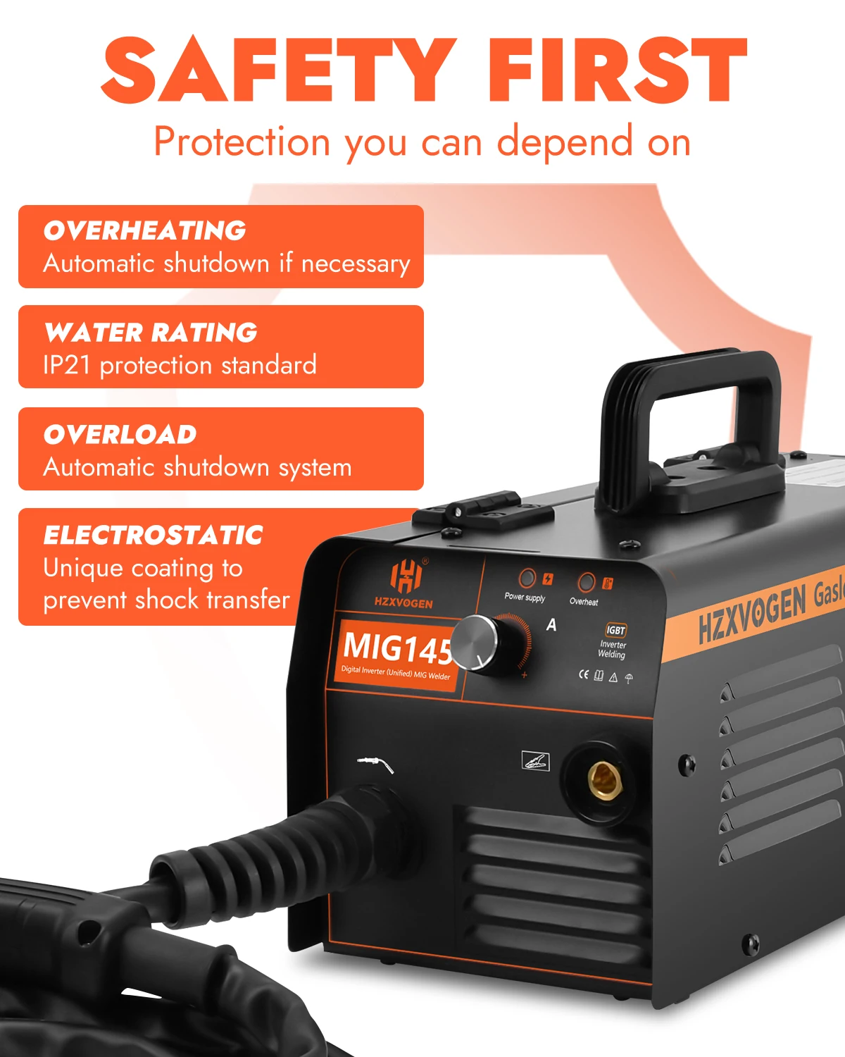 HITBOX mig 145 Chinese Price Digital Display Mig 145 Inverter Co2 Mma Mag Mig Welder Welding machine