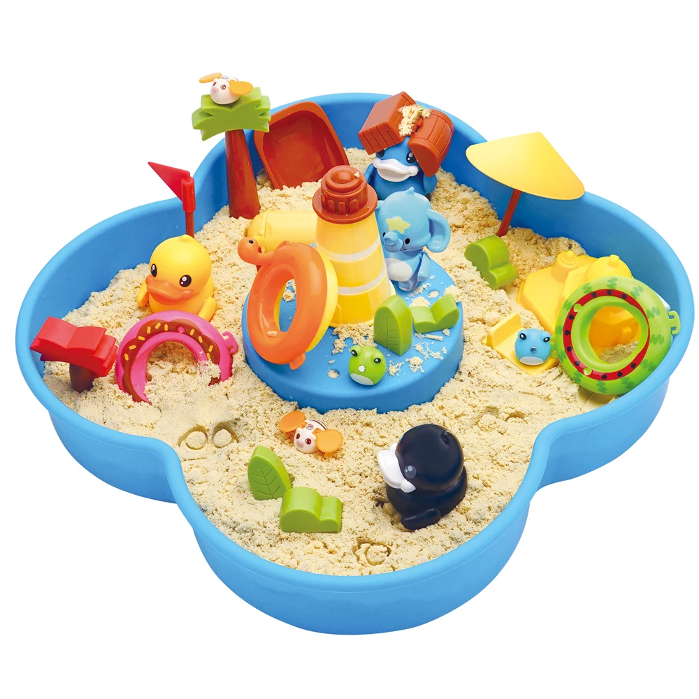 Игрушки KUNYANG, Детская летняя пляжная рыболовная утка, игра, электрическая вращающаяся детская рыболовная игрушка с песком