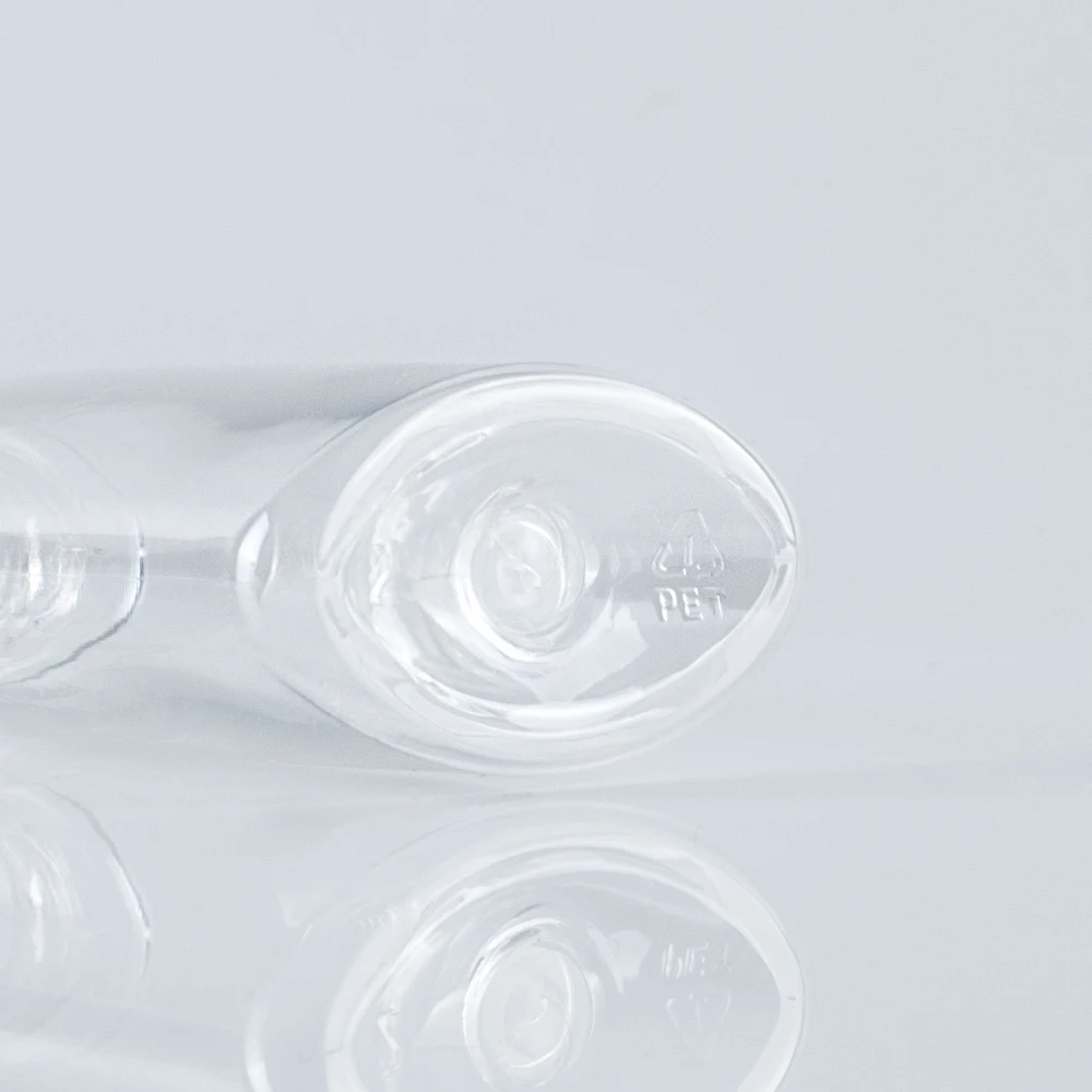 30ml travel empty transparent refillable plastic soft squeeze toner bottle for lotion shower gel shampoo