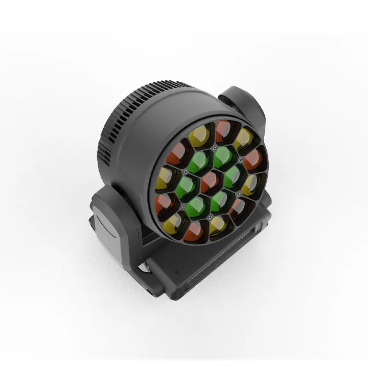 Светодиодный прожектор Big Bee Eye 19x20W RGBW с подвижной головкой для церкви свадеб и сцены