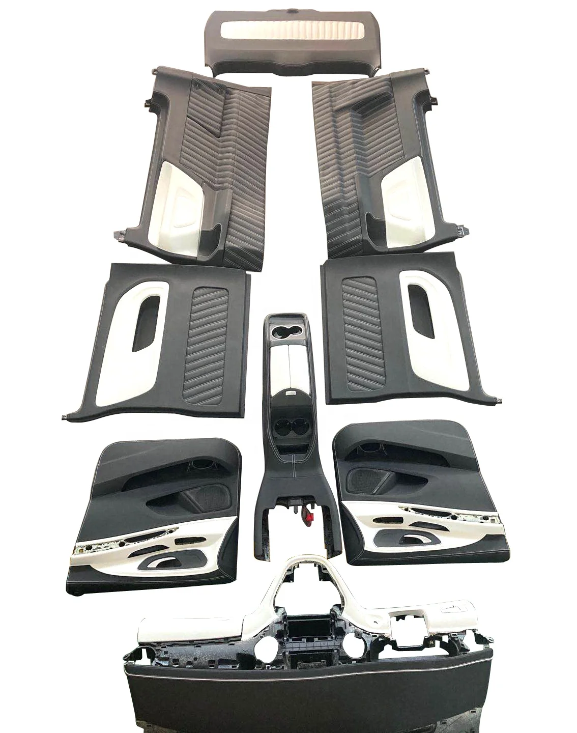 car decoration car door panels with leather cover for vito/vlcass hand made W447