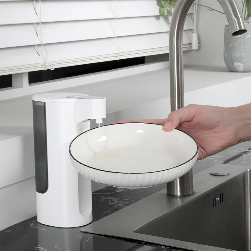 Contact Free Rechargeable Electric Liquid Soap Dispenser Kitchen Bathroom Smart Hand Washing Gel Automatic Soap Dispenser
