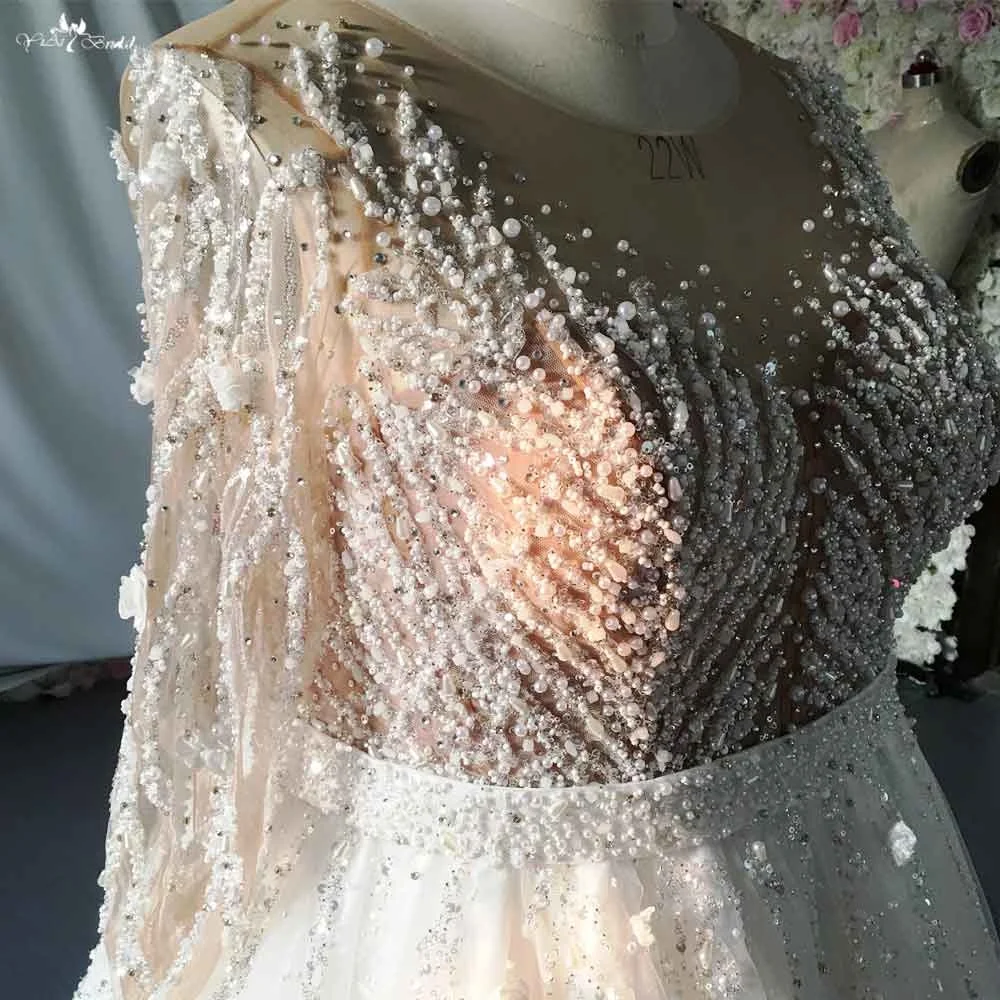 RSW1833 кружевное свадебное платье с длинным рукавом Роскошные свадебные платья большого размера