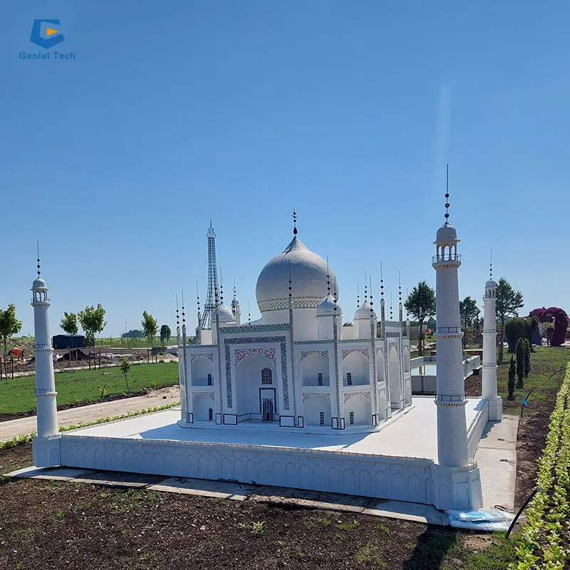 MB-RT09 Cathedral of Notre Dame Miniature buildings Park  Mini 3D landscape miniature building model