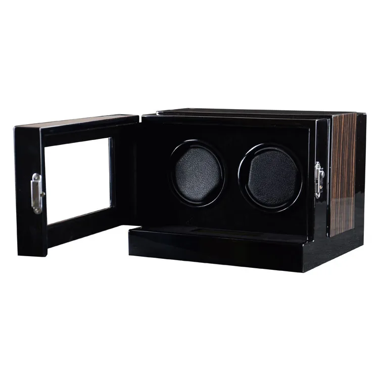Wood Watch Winder Glass Display Box Supply Winder Shaker New Watch Winder 2 3 4 6 8 Slots