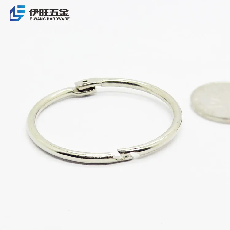 YIWANG 1.5 Inch Metal Book Rings Loose Leaf Binder Rings For Index Cards Notebooks