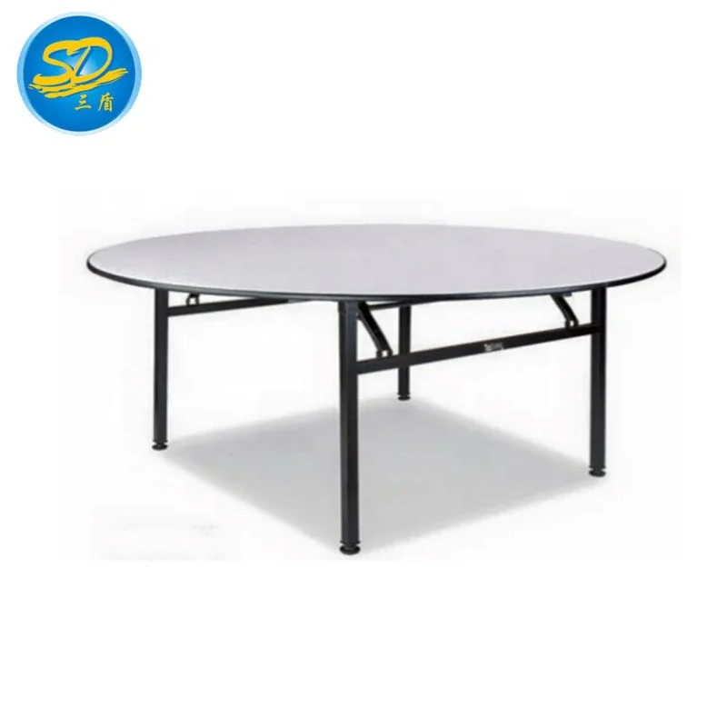 Restaurant Dinning Room Banquet  Wooden Top Folding Square  Table