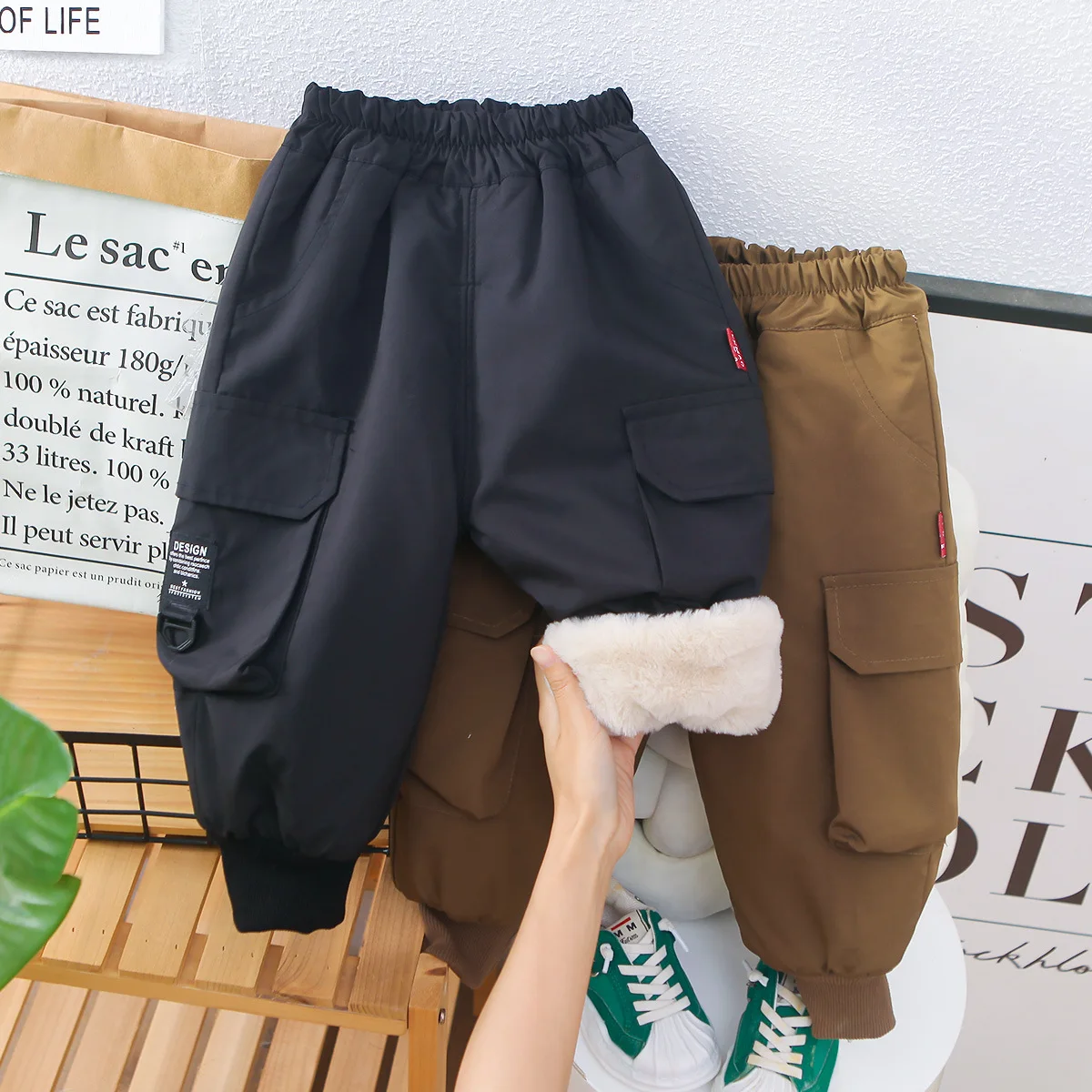 SongYi High Quality Fashion Custom Casual Overalls Knickers plush Sports Pants