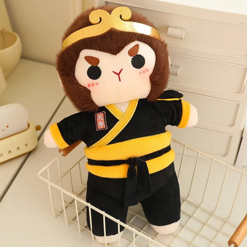 JM Wholesale Dark Monkey King Plush Toy Game Peripherals Goku Dolls