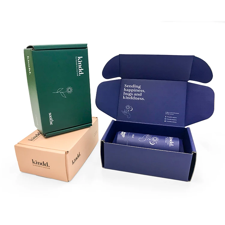 Custom Safely Ship Your Essential Oils in Black Card Book Shape Mailer Boxes