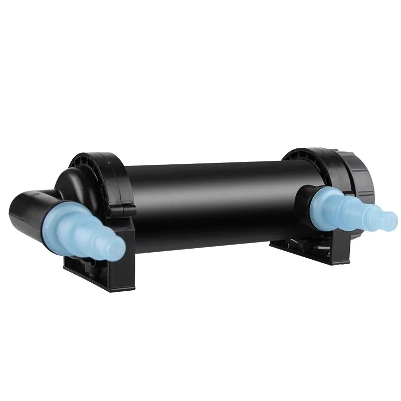 UV Sterilizer Light Water Clarifier Lamp Ultraviolet Filter with Bulb Tube Power Adapter for Aquarium Pond Tank Fish Reef Koi