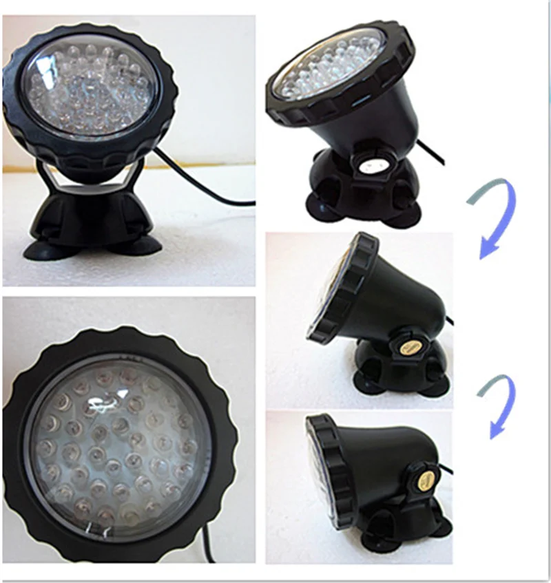 Garden Aquarium Spotlight Waterproof IP68 12v LED Underwater Light For Landscape Garden Pool Aquarium Fish Tank