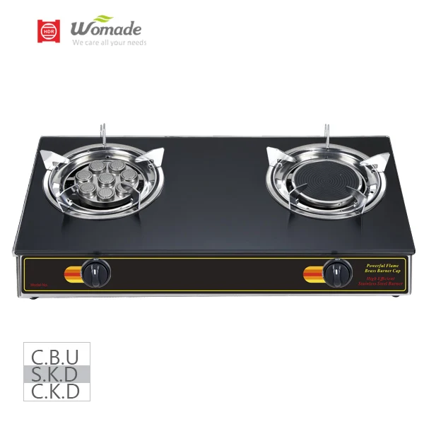 Indoor outdoor portable burner camping gas cooker butane gas stove with plastic box