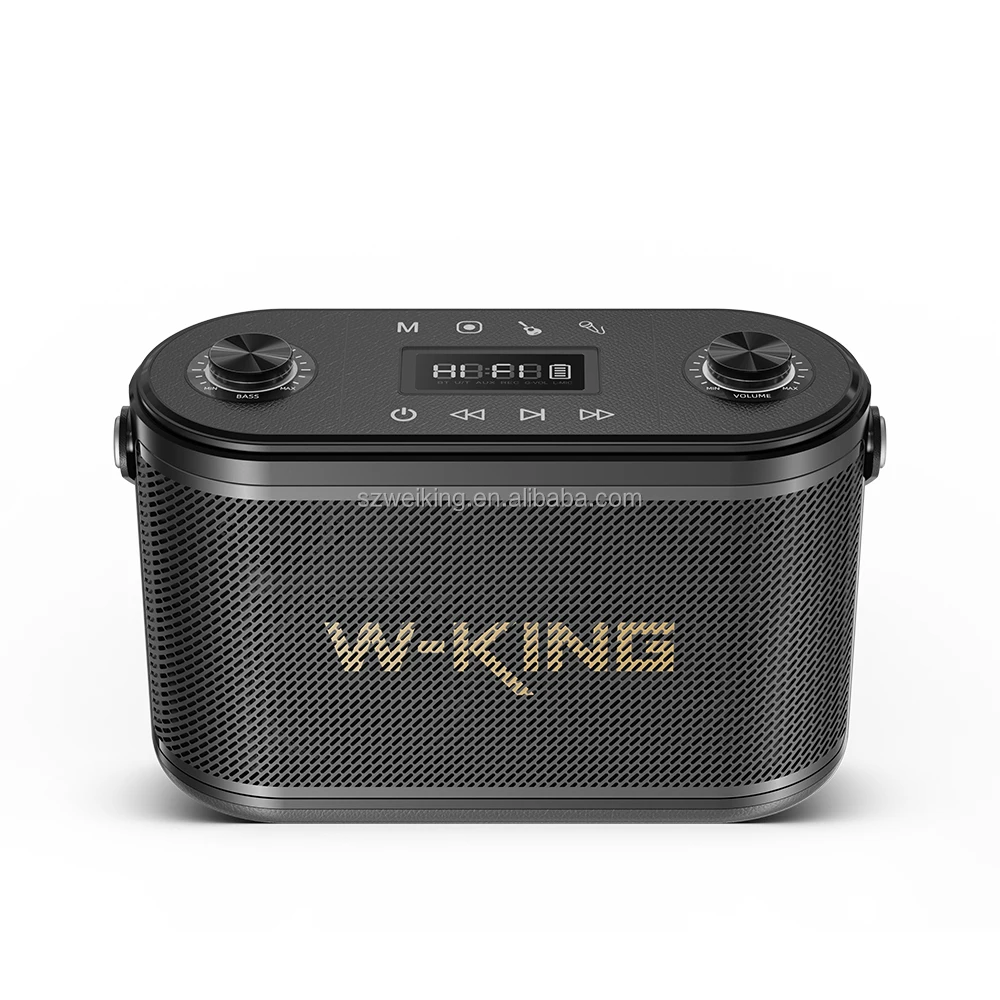 W-KING H10S наушники-вкладыши TWS с функцией супер бас колонки bluetooth винтажный дизайн с беспроводной микрофон