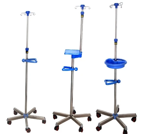 Factory price  Infusion stand and Accessories / Bed Insert Infusion Rack / IV pole stand portable iv pole