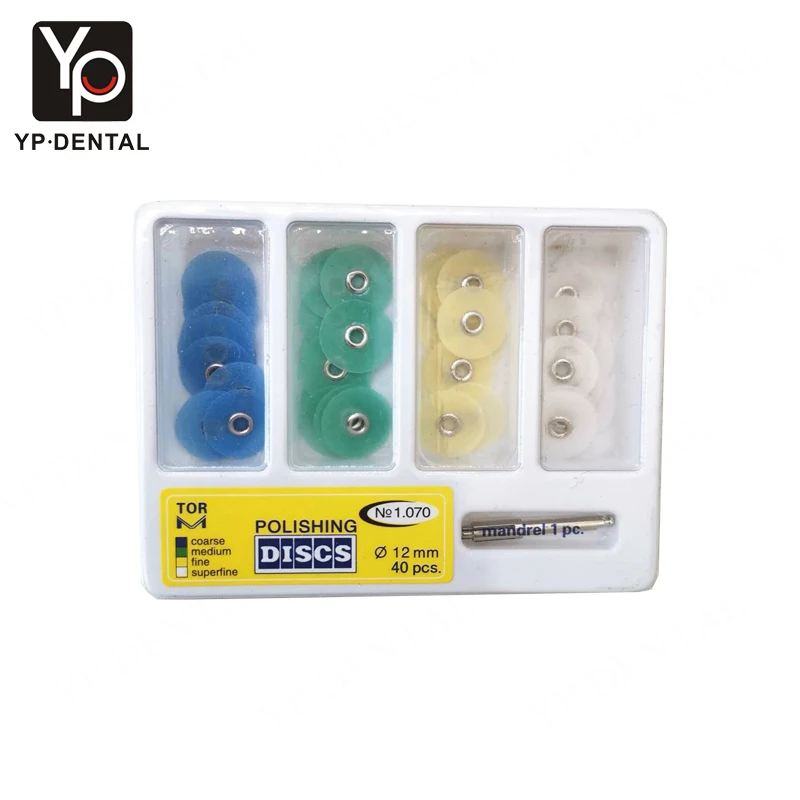 Dental Polishing Polimento Discs Gross Reduction Contouring Mandrel Stripes Set
