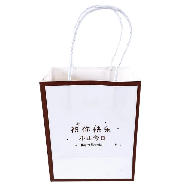 Cheap price wholesale customizable food grade packaging flat bottom brown kraft paper bag for bread