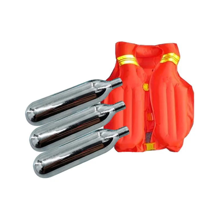 Life jacket dedicated  small portable oxygen cylinder co2 gas cylinders