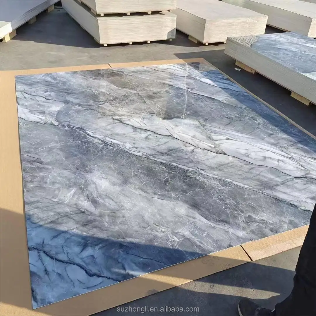 Pvc Uv Marble Sheet Marble Effect Pvc Panels Panel Indoor Protective Wall UV Marble Wall Panels With Best Quality