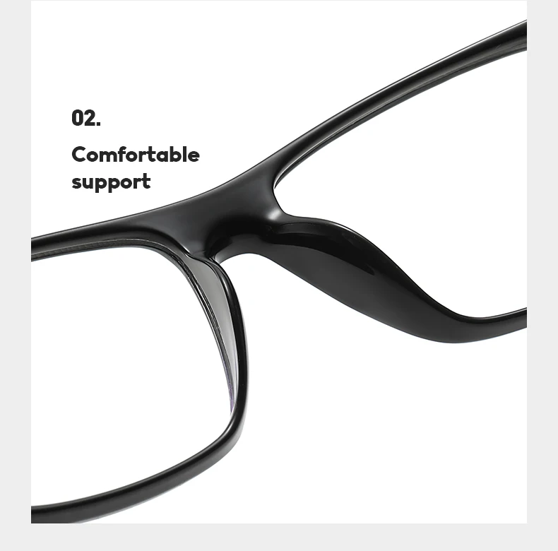 Fashion Eyewear  TR90 Light Men Women Anti Blue Light Glasses