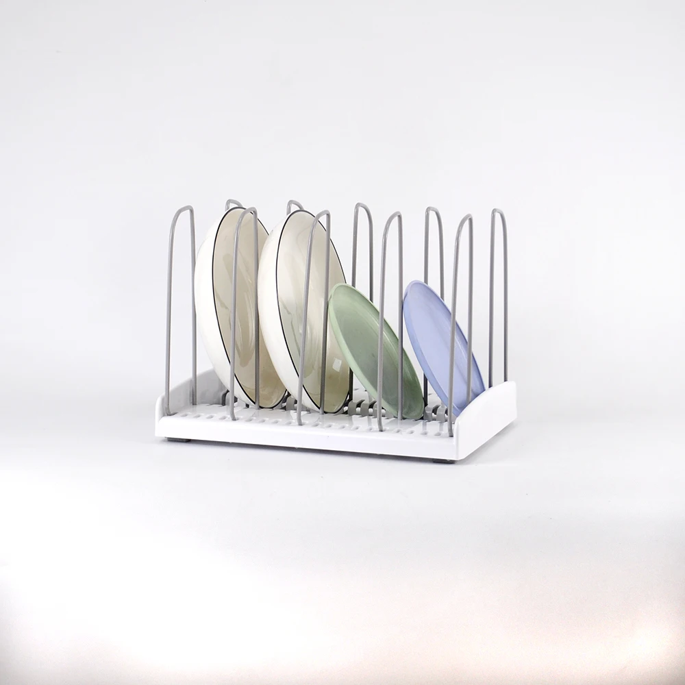 High Quality Single Layer Kitchen Storage Holder Drainer Dish Rack With Drain